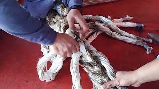 How to splice 12 strand Mooring Lines [upl. by Anelrahs666]