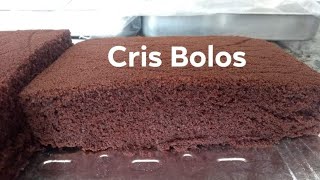 Bolo de Chocolate Super FoFo Cris Bolos [upl. by Harbot845]