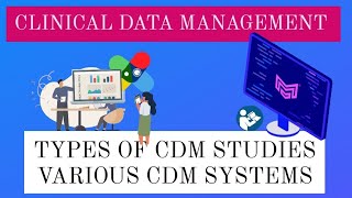 CDM I CLINICAL DATA MANAGEMENT I TYPES OF CDM STUDIES I VARIOUS CDM SYSTEMS I PART II l [upl. by Eckhardt]