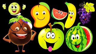 Hey Baby Bear Sensory  Fruit Salad Dance Party  Counting 1 to 10  Fun animation [upl. by Gwendolen]