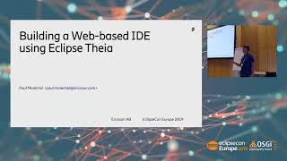 Building a webbased IDE with Eclipse Theia [upl. by Itsrejk]