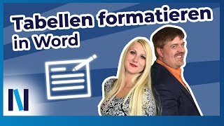 Word 13 – Tabellen in Word erstellen und formatieren [upl. by Regdirb]