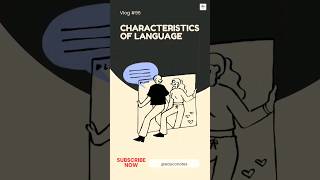 Characteristics of Language  Understanding Discipline amp Subject 🏷️ [upl. by Xenos]