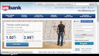 US Bank Online Banking Login  wwwusbankcom [upl. by Augy]