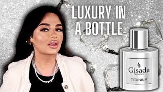 BRAND NEW UNISEX BOMBSHELL PERFUME  GISADA TITANIUM PERFUME REVIEW  Paulina Schar [upl. by Eicul]