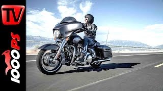 Testbericht  Harley Street Glide 2014 [upl. by Niliram]