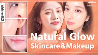 Skincare Routine For A Natural Glowy Complexion✨Kaspers Tips For Glass Skin [upl. by Jonina]