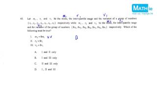 2017 DSE Maths Paper 2 MC q41 [upl. by Inaej]