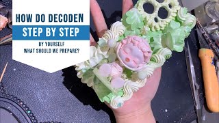 Decoden DIY Whipped Cream Resin Phone Case  Complete StepbyStep Tutorial for Beginners [upl. by Eustacia]