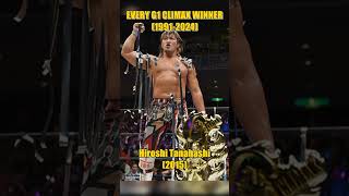 Every G1 Climax Winner 19912024 NJPW g1climax [upl. by Retnuh]