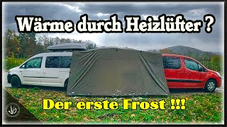 Heizlüfter im Minicamper Testlauf  Carcamping Wanderung und mieses Wetter [upl. by Shara]