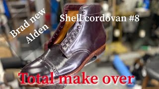 Brand New shell cordovan Alden complete makeover [upl. by Ainnet]