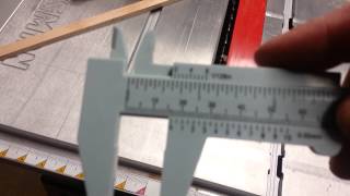 Craftsman Tablesaw Sled Runners For Tabbed miter slots [upl. by Alocin332]