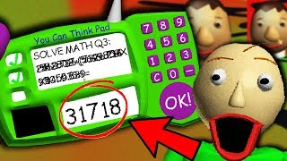 THE REAL ANSWER TO BALDIS IMPOSSIBLE QUESTION  Baldis Basics Gameplay [upl. by Martinson]