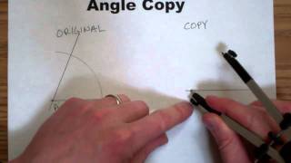 Angle Copy Construction [upl. by Topper]