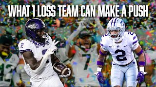 What 1 Loss Teams Could Make a Push for the Championship in the Big 12  Kansas State  TCU  Texas [upl. by Hamner547]