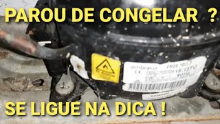 GELADEIRA BRASTEMP NÃO GELA NÃO CONGELA SÓ FAZ TEC TEC [upl. by Oshinski]