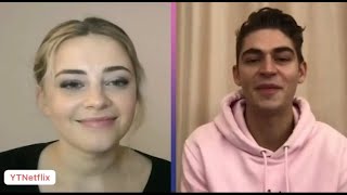 Hero Fiennes Tiffin and Josephine Langford Ask Each Other Anything [upl. by Rondi]