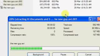 How To Join Files With 7Zip [upl. by Ellehsram]