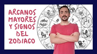 ARCANOS MAYORES DEL TAROT Y SIGNOS DEL ZODIACO [upl. by Irina]