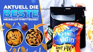 COSORI Heißluftfritteuse 55L XXL Test ✅ Aktuell die beste Heißluftfritteuse 2023  FriteusenProfi [upl. by Lorusso388]