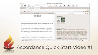 The Accordance 13 FiveMinute Quick Start Video 1 [upl. by Millisent]