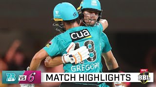 Gregory Wildermuth get Heat home against Sixers  KFC BBL10 [upl. by Eiggep489]