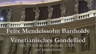 Mendelssohn Gondola Song op 19 no 6 [upl. by Eical]