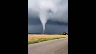 Šiauliai Lithuania  July 13 2024  A tornado caused widespread damage and disruptions [upl. by Antons]