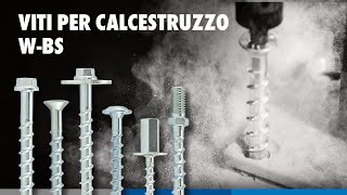 Viti per calcestruzzo WBS  Würth Italia [upl. by Adnahcir722]