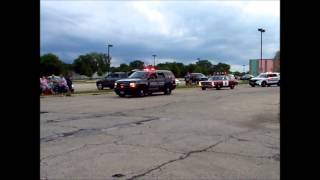 2013 Chicagoland Emergency Vehicle Show Lights and Sirens Parade [upl. by Gib338]