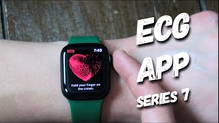 How to use the ECG feature on Apple Watch Series 7 [upl. by Tsirhc]