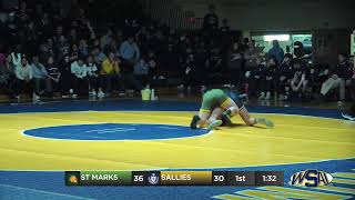 Salesianum Vs St Marks Boys Wrestling [upl. by Gensler]