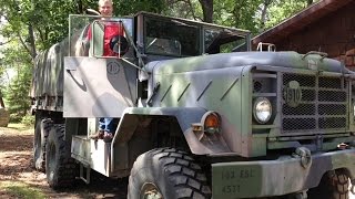 Driving around a 5 Ton 6X6 Model M923A2 [upl. by Anailuy]