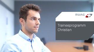 RUAG Traineeprogramm  Christian [upl. by Lebam]