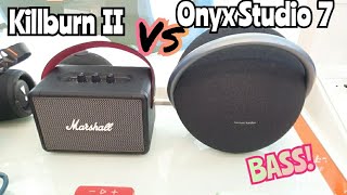 Harmankardon Onyx Studio 7 vs Marshall Killburn II  Bass Test [upl. by Oterol]