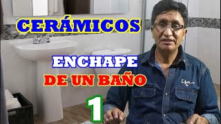 ENCHAPE DE UN BAÑO 1 [upl. by Xilef]