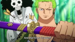 Zoro uses enma for the first time English Sub [upl. by Teferi]