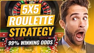 5x5 Roulette Strategy Revealed 98 Success Rate 😮 [upl. by Nylireg624]