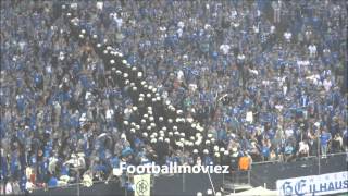 Polizeieinsatz im Schalke Block Schalke 04 vs PAOK Saloniki 11 21082013 [upl. by Vasos771]