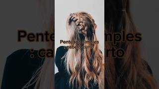 penteado simples para cabelo curto shorts penteados [upl. by Arak815]