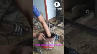 The making of immersible water Pump stand [upl. by Abdul975]