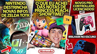 Nintendo Revela Novidades de Zelda TotK na GDC  O que Achei das Notas de Princess Peach Showtime [upl. by Grindle]