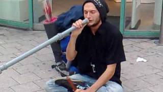 Didgeridoo Man in Hamburg Germany [upl. by Jehanna]