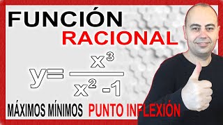 💥Calcula Los MÁXIMOSMÍNIMOS y PUNTOS DE INFLEXIÓN En Una FUNCIÓN RACIONAL💥 Bachillerato [upl. by Anaujnas]