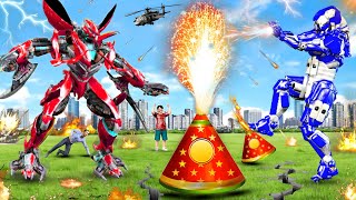 Diwali Robot Vs Rocket Robot Robot Wala CartoonRobot CartoonHindi Kahaniya 2023 [upl. by Enale]