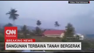 Viral Bangunan Terbawa Tanah Bergerak [upl. by Tallie470]