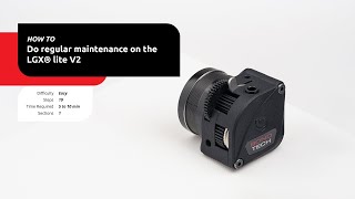 Learn how to do the regular maintenance on your Bondtech LGX Lite V2 eXtruder [upl. by Leavy651]