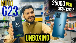 Motorola Moto G23 Unboxing Detailed  Price In Pakistan [upl. by Demetrius498]