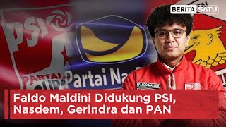 Faldo Maldini Didukung PSI Nasdem Gerindra dan PAN  Beritasatu [upl. by Ahsan]